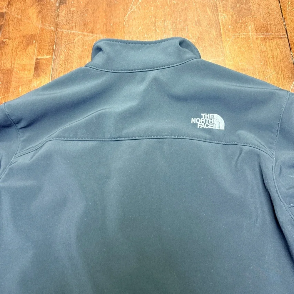 The North‎ Face WindWall Softshell Jacket Mens Medium Black Full Zip Apex Bionic